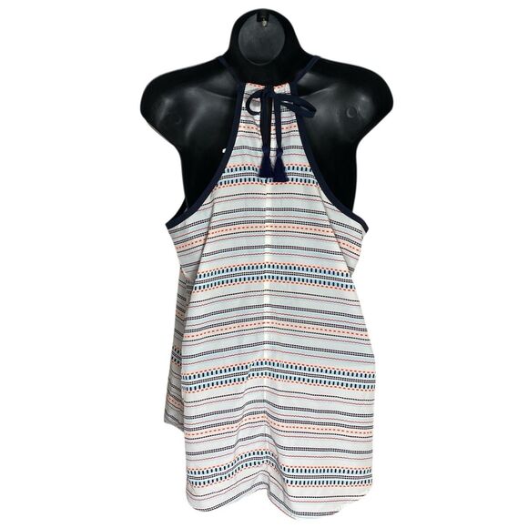 Athleta Tank Top Womens XS V-Neck Tassels Halter Beachy Athleisure Boho Sporty - Picture 2 of 11